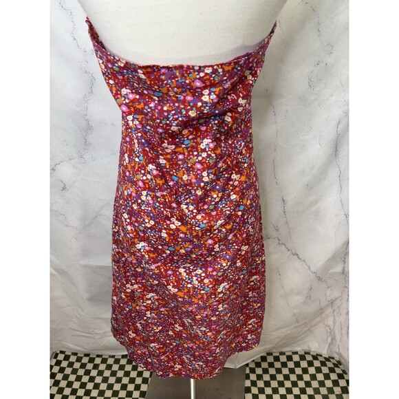 Vintage Todd Oldham Y2k Halter Dress 7 M Ditsy Floral Midi 2000s Fairy TO2 - Picture 16 of 16